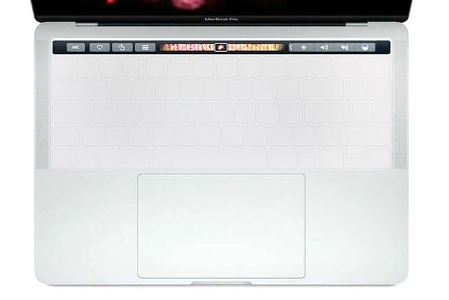 HRH English EU Silicone Keyboard Cover Skin Protector For Mac NewPro 13" A1706 A2159 Pro 15" A1707 With Touch Bar 2017/2018/2019