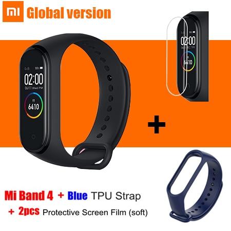 In Stock Original Xiaomi Mi Band 4 Smart Wristband Miband 4 Global Version Bracelet OLED Screen 50M Waterproof Band4 Watch Track