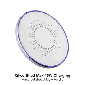 15W QI Quick Charging Wireless Fast Charger usb tpye c QC 3.0 Mobile phone Station For iphone samsung s9 xiaomi SIKAI