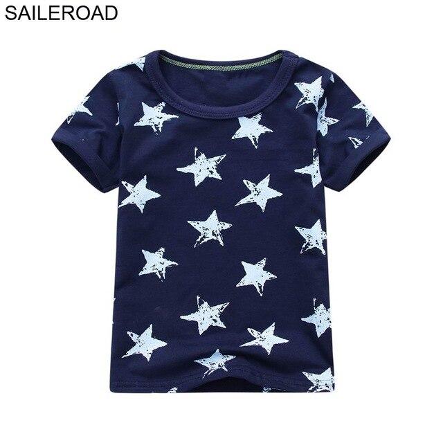 SAILEROAD 2-8 Years Cartoon Dinosaur Print Baby Boys Shorts T Shirt