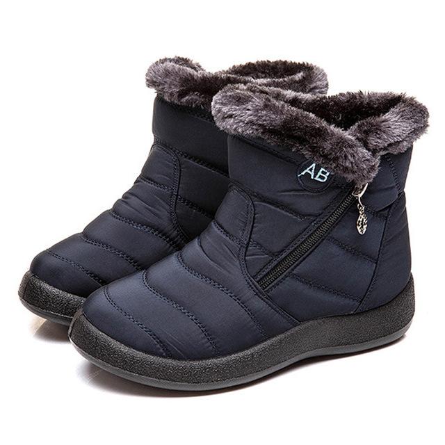 Ankle Boots For Women Boots Fur Warm Snow Boots Female Winter Shoes