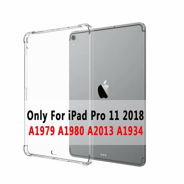 Clear Drop Resistance Silicon Cover for Apple iPad 2 3 4 9.7 2017 2018 Air 1 2 5 6 Pro 9.7 11 10.5 12.9 mini 2 3 4 5 10.2 Case