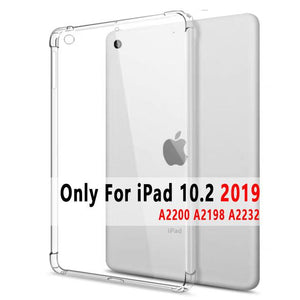 Clear Drop Resistance Silicon Cover for Apple iPad 2 3 4 9.7 2017 2018 Air 1 2 5 6 Pro 9.7 11 10.5 12.9 mini 2 3 4 5 10.2 Case