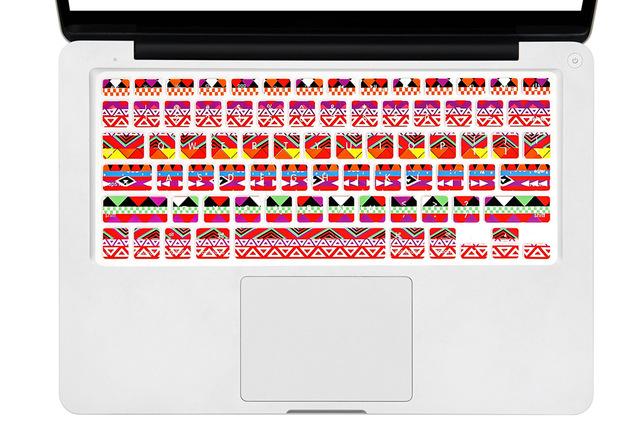 HRH Decal Rainbow Silicone US Keyboard Cover Keypad Skin Protector For Mac book Pro 13" 15" 17" Air  Retina