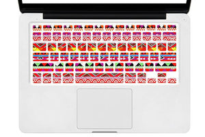 HRH Decal Rainbow Silicone US Keyboard Cover Keypad Skin Protector For Mac book Pro 13" 15" 17" Air  Retina