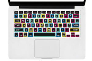 HRH Decal Rainbow Silicone US Keyboard Cover Keypad Skin Protector For Mac book Pro 13" 15" 17" Air  Retina