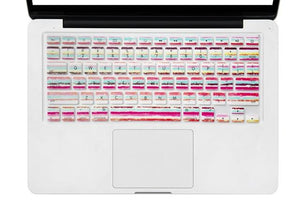 HRH Decal Rainbow Silicone US Keyboard Cover Keypad Skin Protector For Mac book Pro 13" 15" 17" Air  Retina