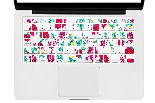 HRH Decal Rainbow Silicone US Keyboard Cover Keypad Skin Protector For Mac book Pro 13" 15" 17" Air  Retina