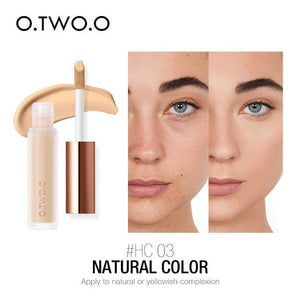 O.TWO.O Liquid Concealer Cream Waterproof Full Coverage Concealer Long Lasting Face Scars Acne Cover Smooth Moisturizing Makeup