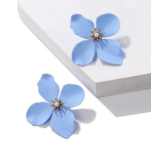 Korean Style Cute Flower Stud Earrings For Women