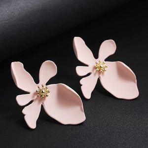 Korean Style Cute Flower Stud Earrings For Women