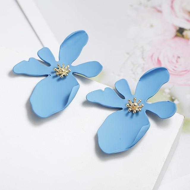 Korean Style Cute Flower Stud Earrings For Women