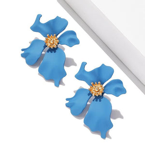 Korean Style Cute Flower Stud Earrings For Women