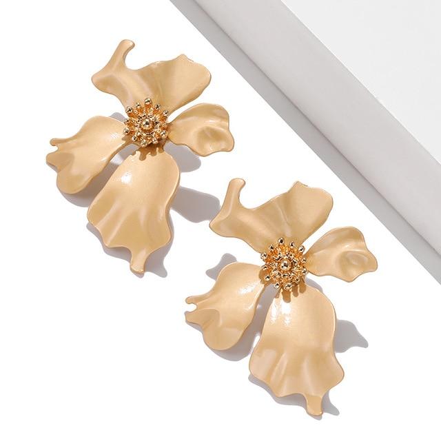 Korean Style Cute Flower Stud Earrings For Women