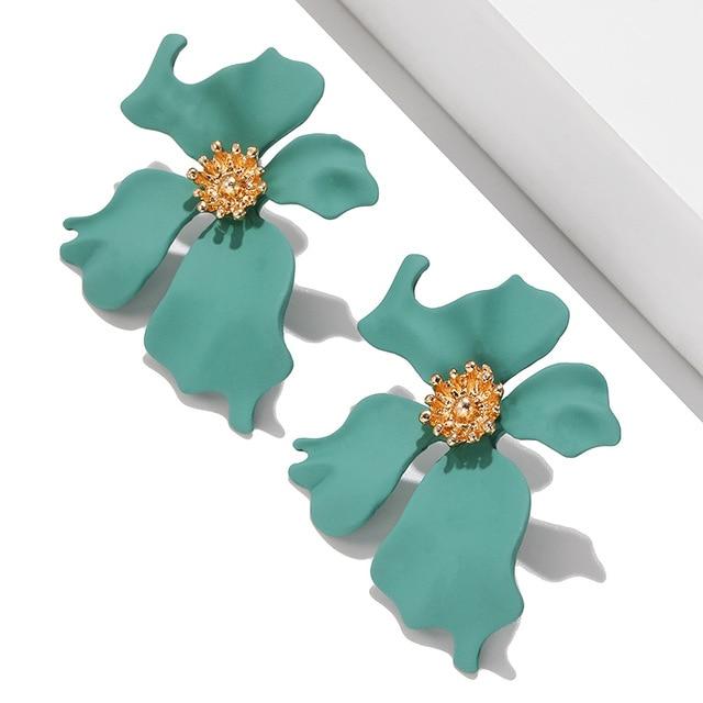 Korean Style Cute Flower Stud Earrings For Women