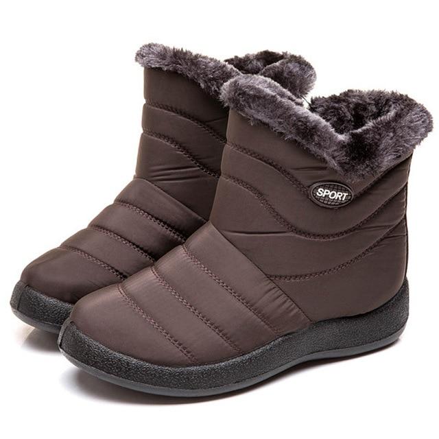 Ankle Boots For Women Boots Fur Warm Snow Boots Female Winter Shoes