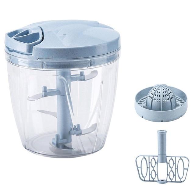 Manual Fruit Vegetable Chopper Hand Pull Food Cutter
