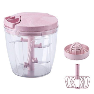 Manual Fruit Vegetable Chopper Hand Pull Food Cutter