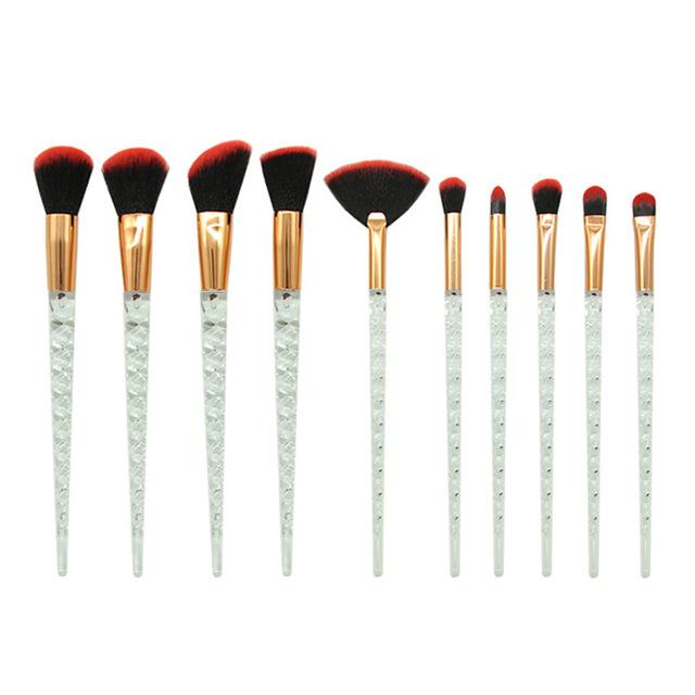 10pcs Unicorn Makeup Brushes Sets Maquiagem Powder Brush Tools