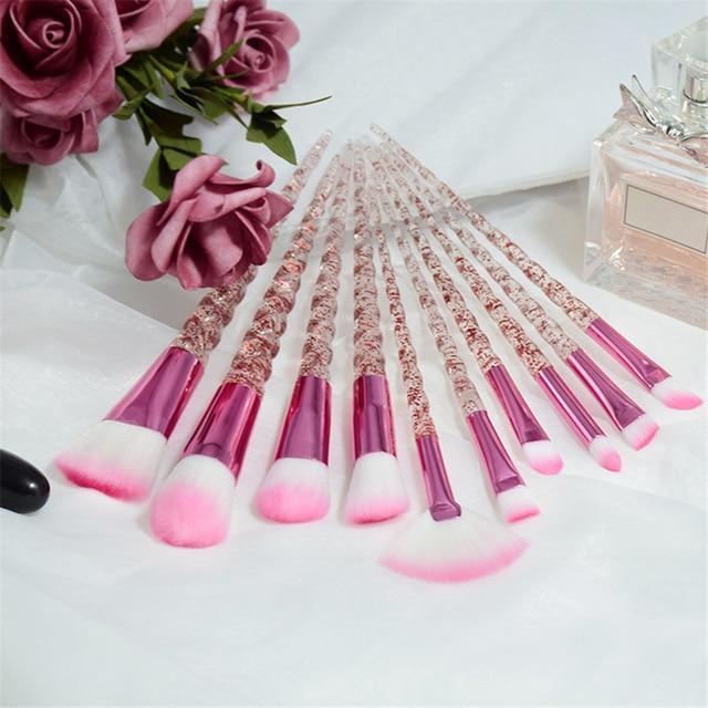 10pcs Unicorn Makeup Brushes Sets Maquiagem Powder Brush Tools