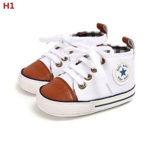 Baby Shoes Classic Canvas Baby Boy Shoes Spring Cotton Straps Stitching Shoes