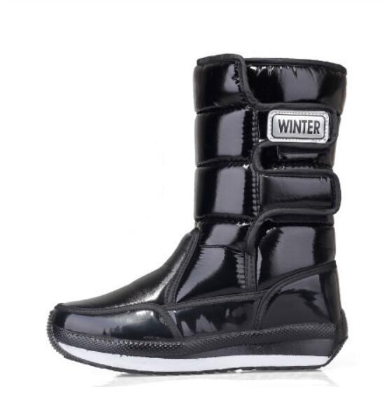 Classic Women Winter Boots Mid-Calf Snow Boots Female