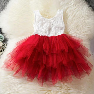 Princess Kids Baby Fancy Wedding Dress Sequins Formal Party Dress