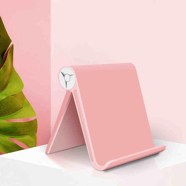 High Quality Tablet Holder Stand For iPad Kindle Foldable Adjustable Angle Desk Phone Holder Stand Mount For iPhone Samsung S10