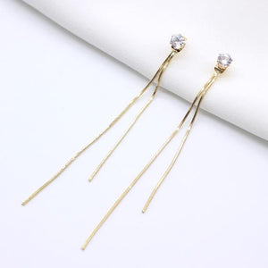 fashion Dangle Hanging Rhinestone Long Dangler