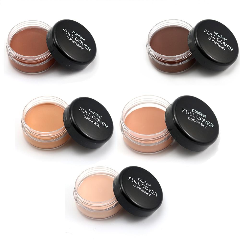 Full Cover Base Concealer Cream Women Face Makeup Hide Dark Spot Blemish Concealer Contouring Corretive Liquid Foundation TSLM2