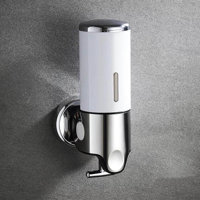 Liquid Soap Dispenser Wall Mounted 500 ml Plastic Shampoo Shower Gel Dispensers Hand Washing Home Kitchen Bathroom Accessories