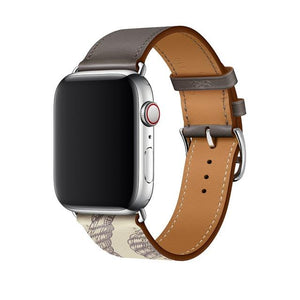 Double Tour Band for Apple Watch Series 5 4 3 2 1 Strap for iWatch Belt High Quality Genuine Leather Loop 38mm/40mm /42mm/44mm