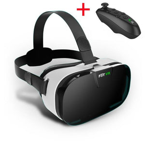 FIIT 2N VR Glasses Headset 3D Box Virtual Reality Goggles Mobile 3D Video Helmet for 4.0-6.5 inch Phone Smart Bluetooth Controll