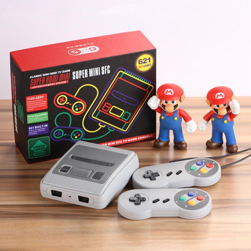 Mini HDMI TV Game Console 8 Bit Retro Video Game Console Built-In 621 Games AV output  Handheld Gaming Player Best Gift