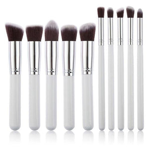 10pcs Makeup set Professional Powder Foundation Eyeshadow Make Up Brushes