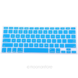 9Color Silicone Keyboard Cover Skin  Keyboard Protective Film for All Apple Macbook Pro MAC 13 15 Air 13 soft keyboard Sticker