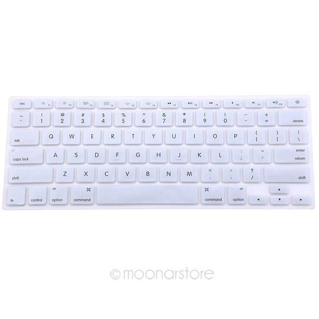 9Color Silicone Keyboard Cover Skin  Keyboard Protective Film for All Apple Macbook Pro MAC 13 15 Air 13 soft keyboard Sticker