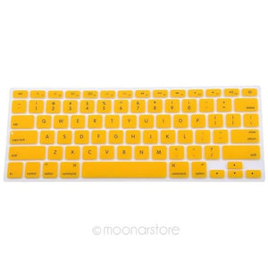 9Color Silicone Keyboard Cover Skin  Keyboard Protective Film for All Apple Macbook Pro MAC 13 15 Air 13 soft keyboard Sticker