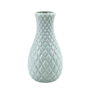 Nordic style Flower Basket Flower vase Origami Plastic Vase mini bottle Imitation Ceramic Flower Pot decoration home