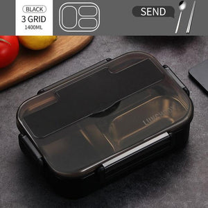 WORTHBUY Japanese Kids Lunch Box 304 stainless steel Bento Lunch Box With Compartment Tableware Microwave Food Container Box