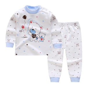 0-2year baby clothes set Winter cotton Newborn Baby boys girls Clothes 2PCS