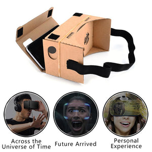 Ultra Clear Virtual Reality VR Glasses 3D VR Cardboard Box Magic Glasses Style For iPhone Samsung Mobile Phone