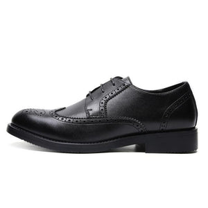 Genuine Leather Men formal shoes oxfords