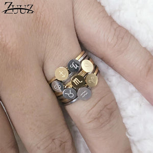 stainless steel rings for women men silver gold finger ring