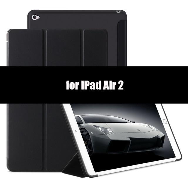 Case for iPad Air 2 Air 1,Soft TPU back smart cover flip stand Case PU leather Case for iPad Air shockproof and dustproof