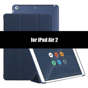 Case for iPad Air 2 Air 1,Soft TPU back smart cover flip stand Case PU leather Case for iPad Air shockproof and dustproof