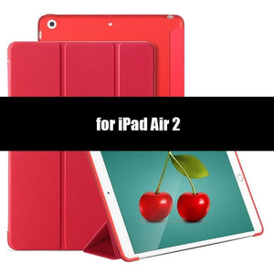 Case for iPad Air 2 Air 1,Soft TPU back smart cover flip stand Case PU leather Case for iPad Air shockproof and dustproof