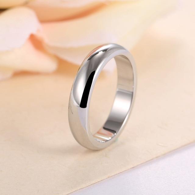 4mm  Rose Gold Ring Men's and Women's Exclusive Couple Wedding Ring