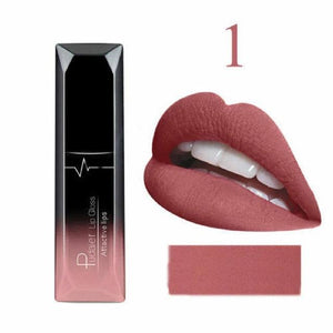 Waterproof Liquid Lip Gloss Metallic Matte Lipstick Cosmetics