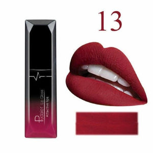 Waterproof Liquid Lip Gloss Metallic Matte Lipstick Cosmetics